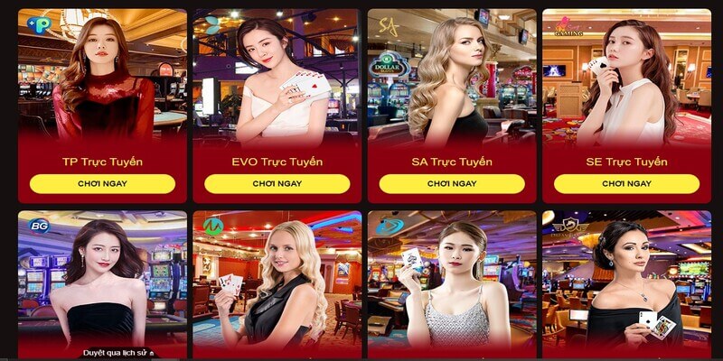 Casino trực tuyến với đa dạng sảnh game hấp dẫn